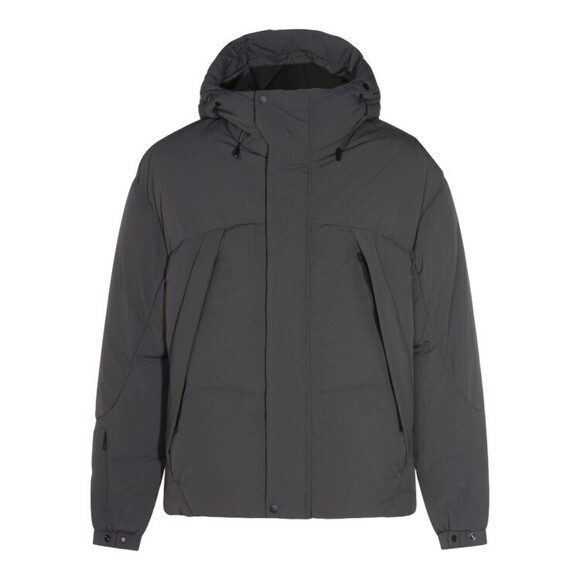 Jg1 Padded Black Coat With High Collar - NWT